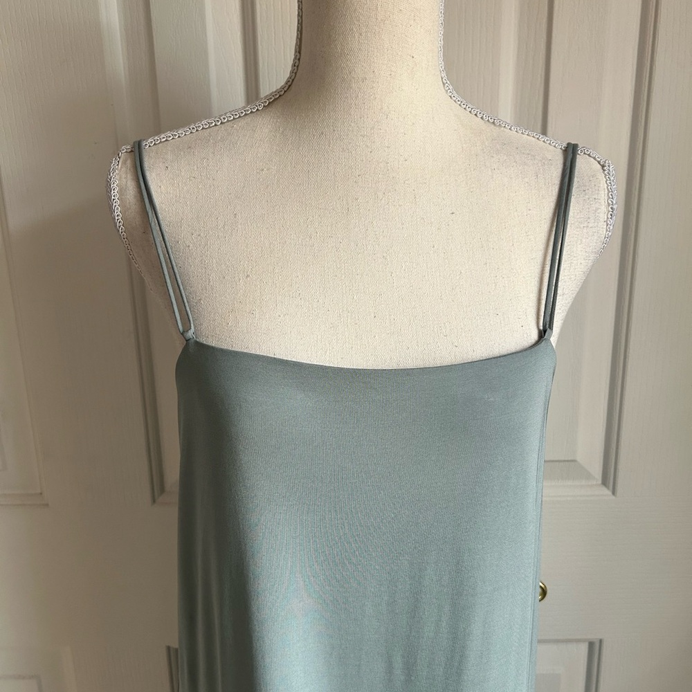 NWT COS Maxi Sleeveless Dress, Light Green, Size Small - Picture 2 of 5